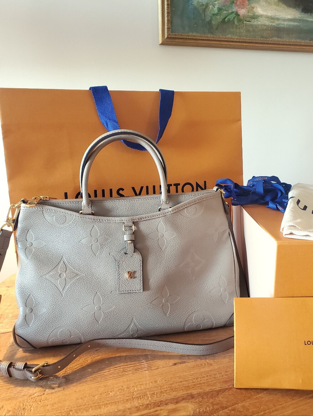 LOUIS VUITTON Trianon MM Bag in Turtledove
